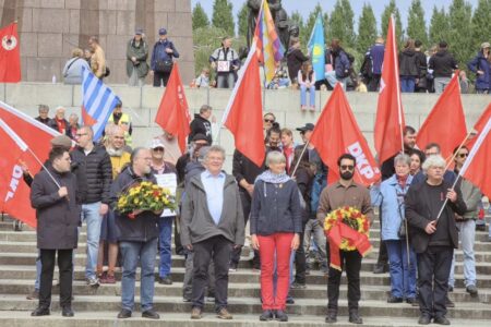 dkp berlin victory day 2 DKP honoring the Soviet Red Army in Berlin